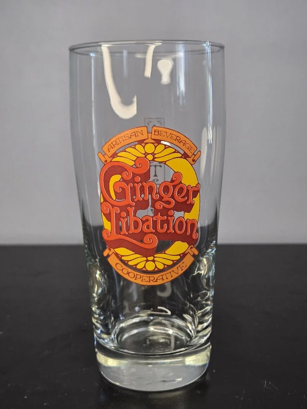 Ginger Libation from Artisan Beverage Cooperative Beer Glass 5.75